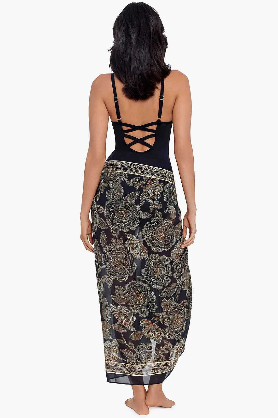 Bloemblaadje Pusher Sjaal Pareo Swim Cover Up