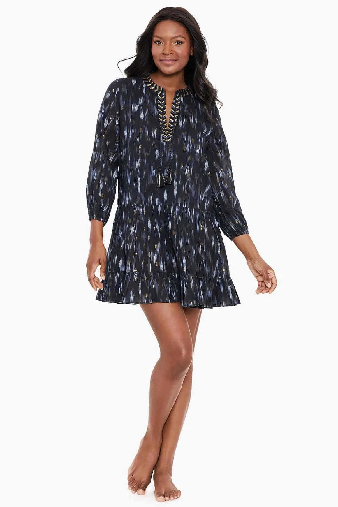 Bronzen Reign Strandjurk Zwemcover-Up