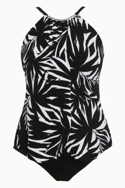 Chique Gearceerd Jill Badpak Uit Een Stuk