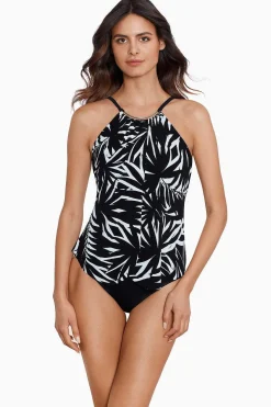 Chique Gearceerd Jill Badpak Uit Een Stuk