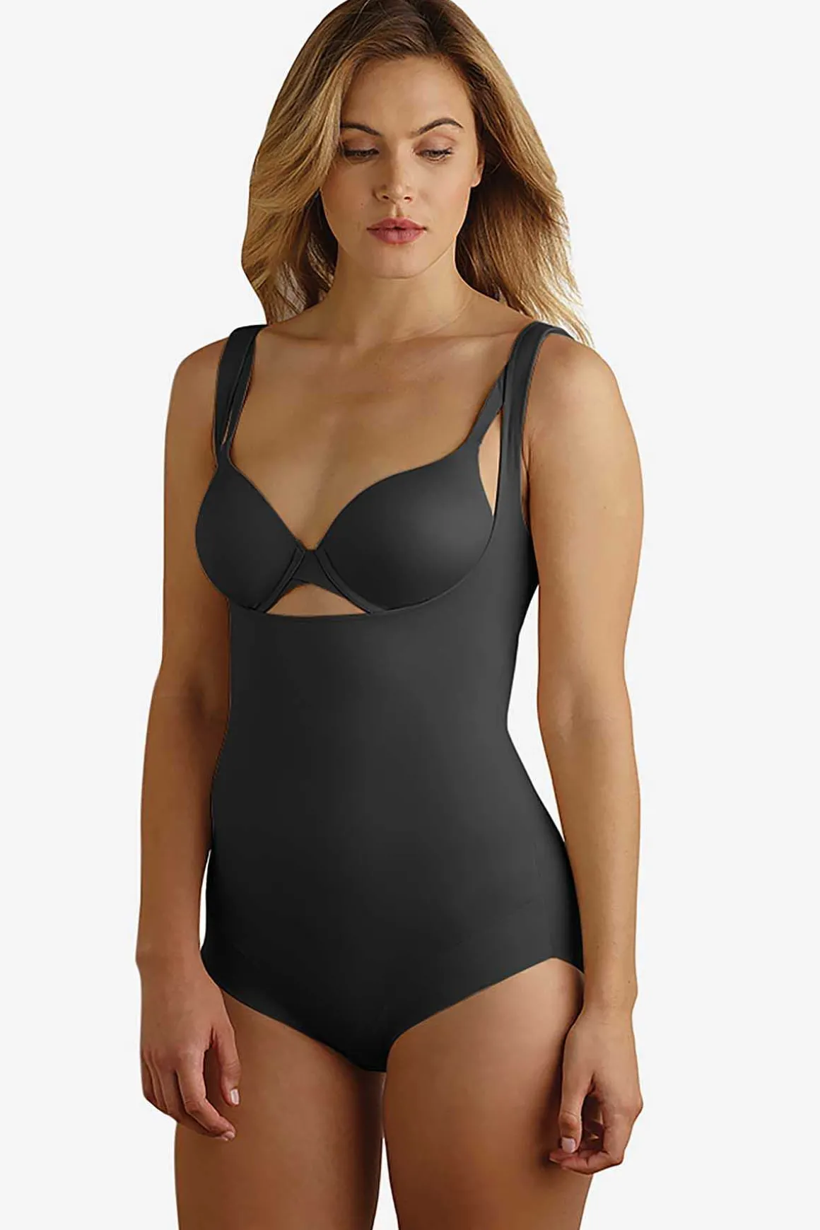 Firm Control Torsette Body Briefer Met "Back Magic"