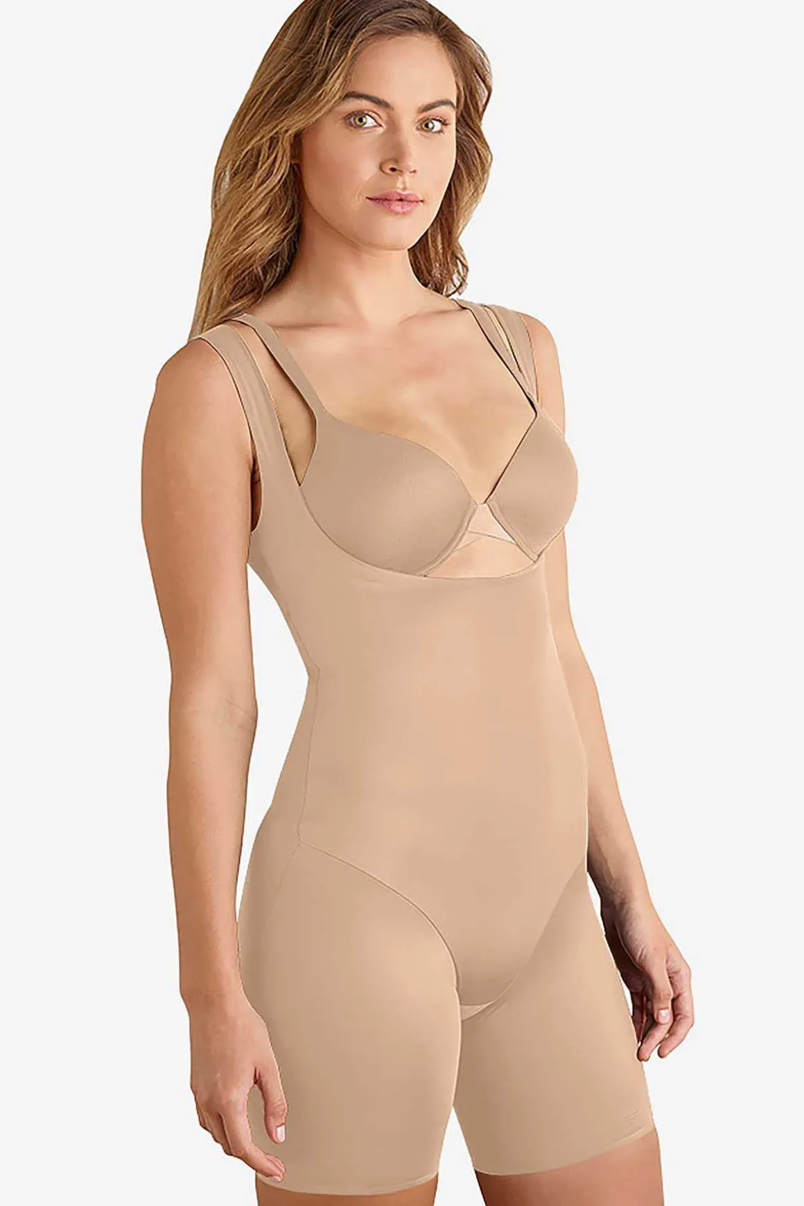 Firm Control Torsette Slip Met "Back Magic"