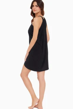 Gedrapeerde Zwem Cover-Up Jurk