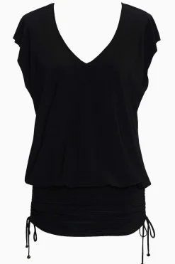 Gesmokte Strandjurk, Zwembedekking