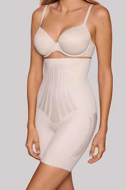 Lycra Fitsense® Hoge Taille Lange Pijp Dij Slanker