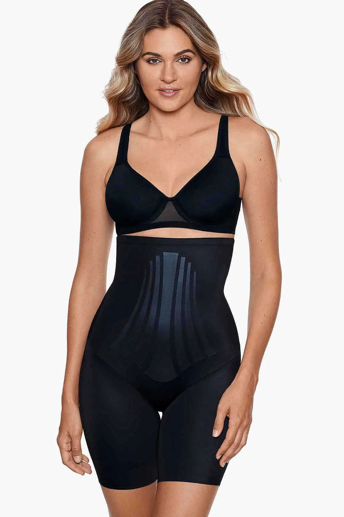 Lycra Fitsense® Hoge Taille Lange Pijp Dij Slanker