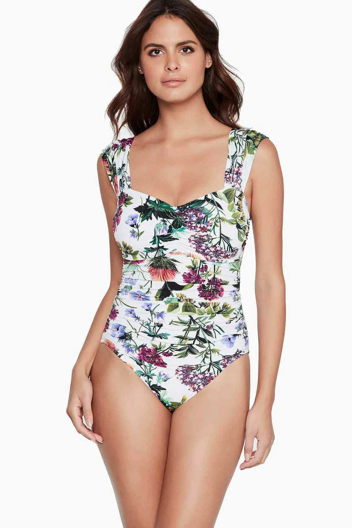 Moderne Romantiek Natalie Badpak Uit Een Stuk