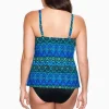 Ocean Ombre Love Knot Tankinitop Dd-Cup