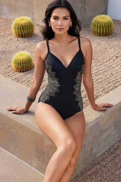 Petal Pusher Temptation Zwempak Uit Een Stuk