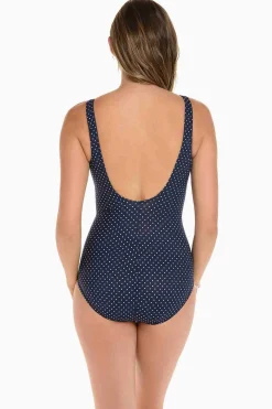 Pin Point Oceanus Zwempak Uit Een Stuk