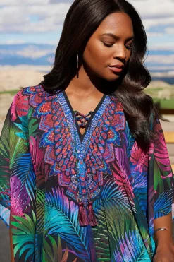 Pixel Palmas Kaftan Zwemkleding