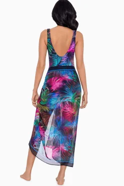 Pixel Palmas Sjaal Pareo Swim Cover Up