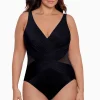Plus Size Crossover Badpak Uit Een Stuk