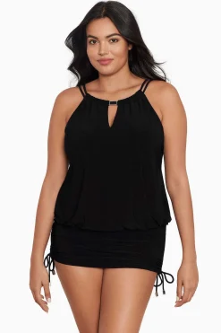 Plus Size Effen Susan Zwempak Uit Een Stuk