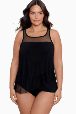 Plus Size Illusionisten Mirage Tankinitop Met Beugel