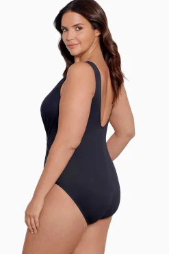 Plus Size Illusionisten Palma Badpak Uit Een Stuk