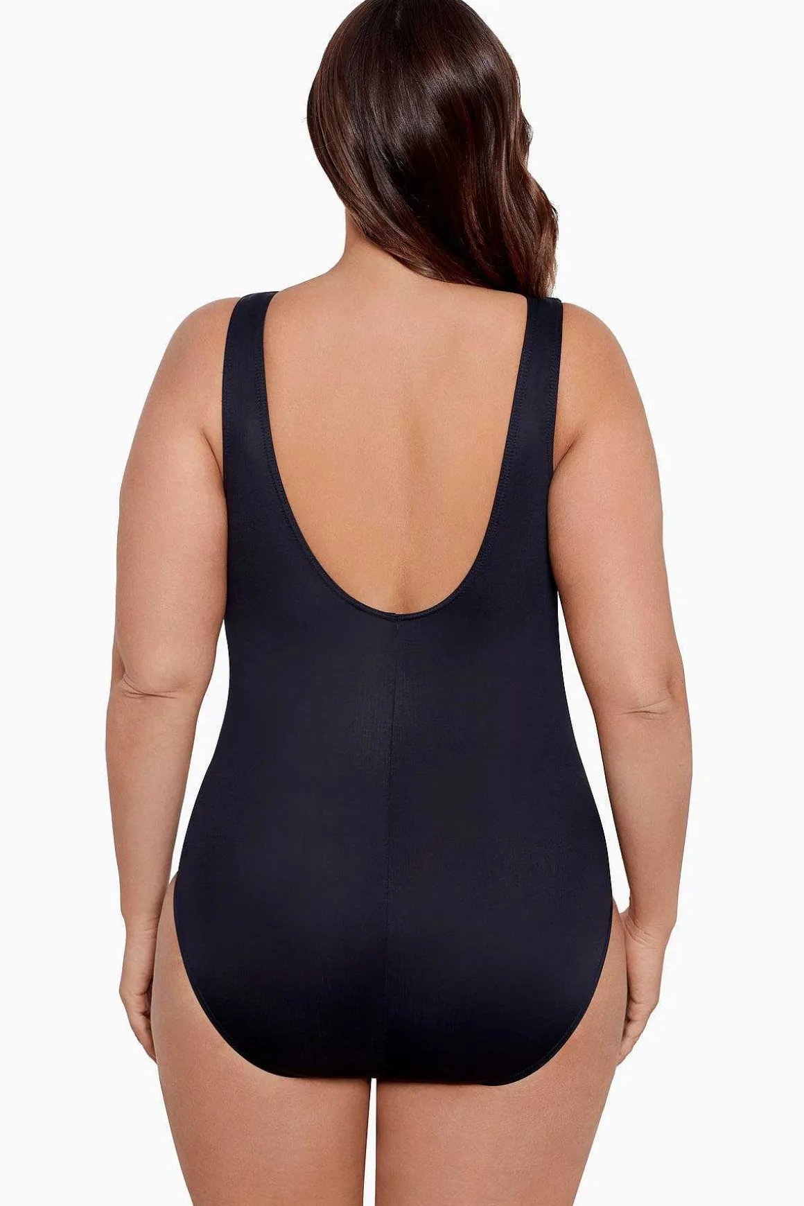 Plus Size Illusionisten Palma Badpak Uit Een Stuk