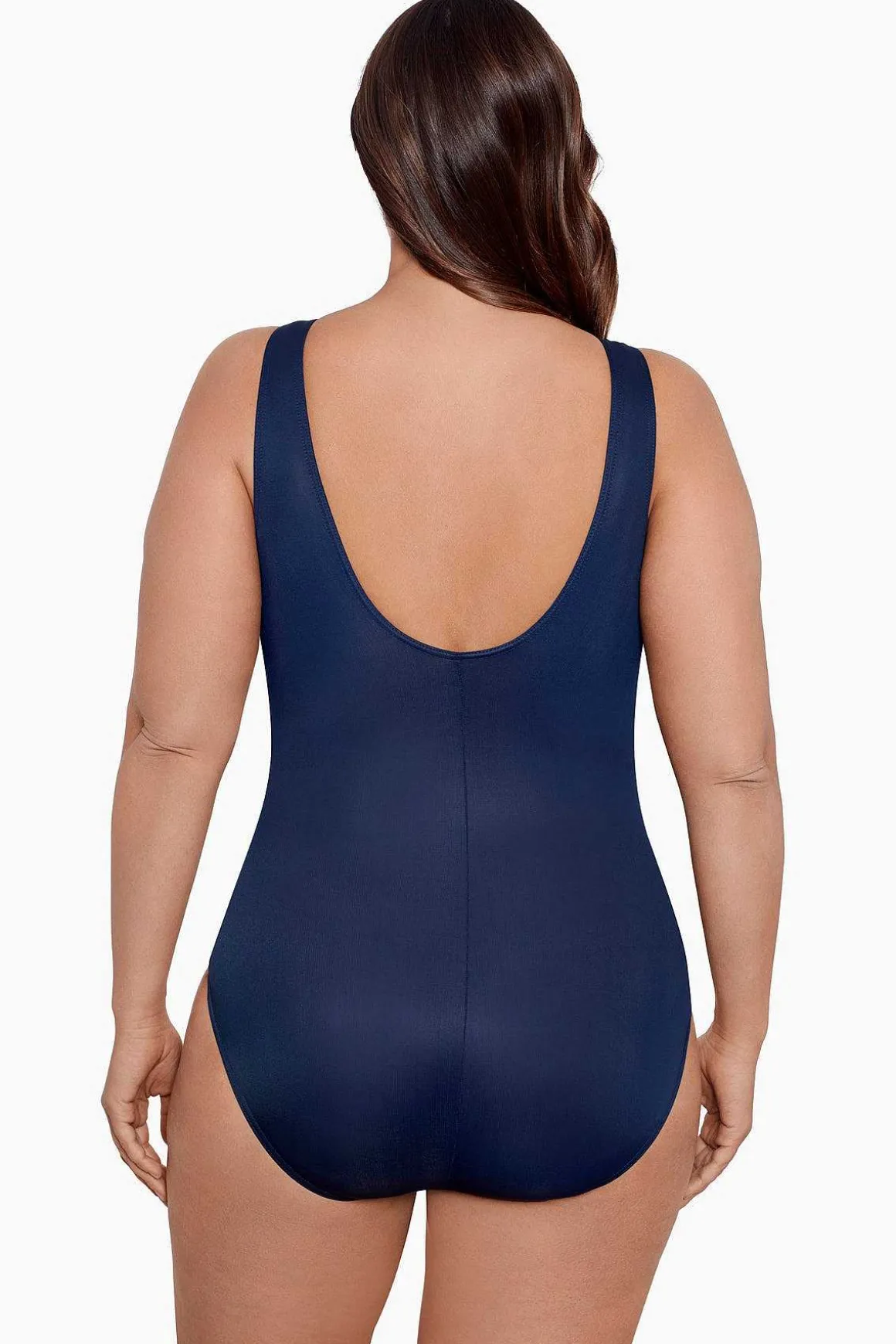 Plus Size Illusionisten Palma Badpak Uit Een Stuk