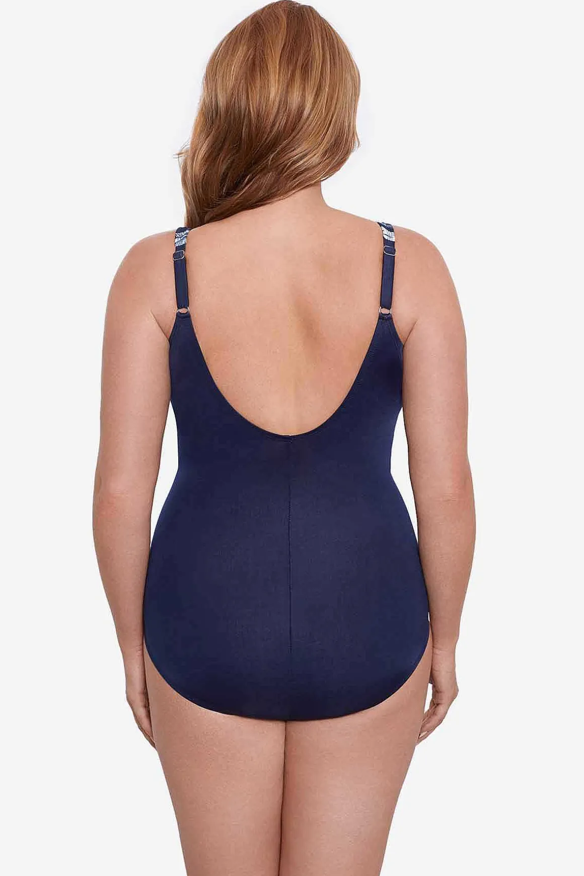 Plus Size Tropica Toile Oceanus Zwempak Uit Een Stuk
