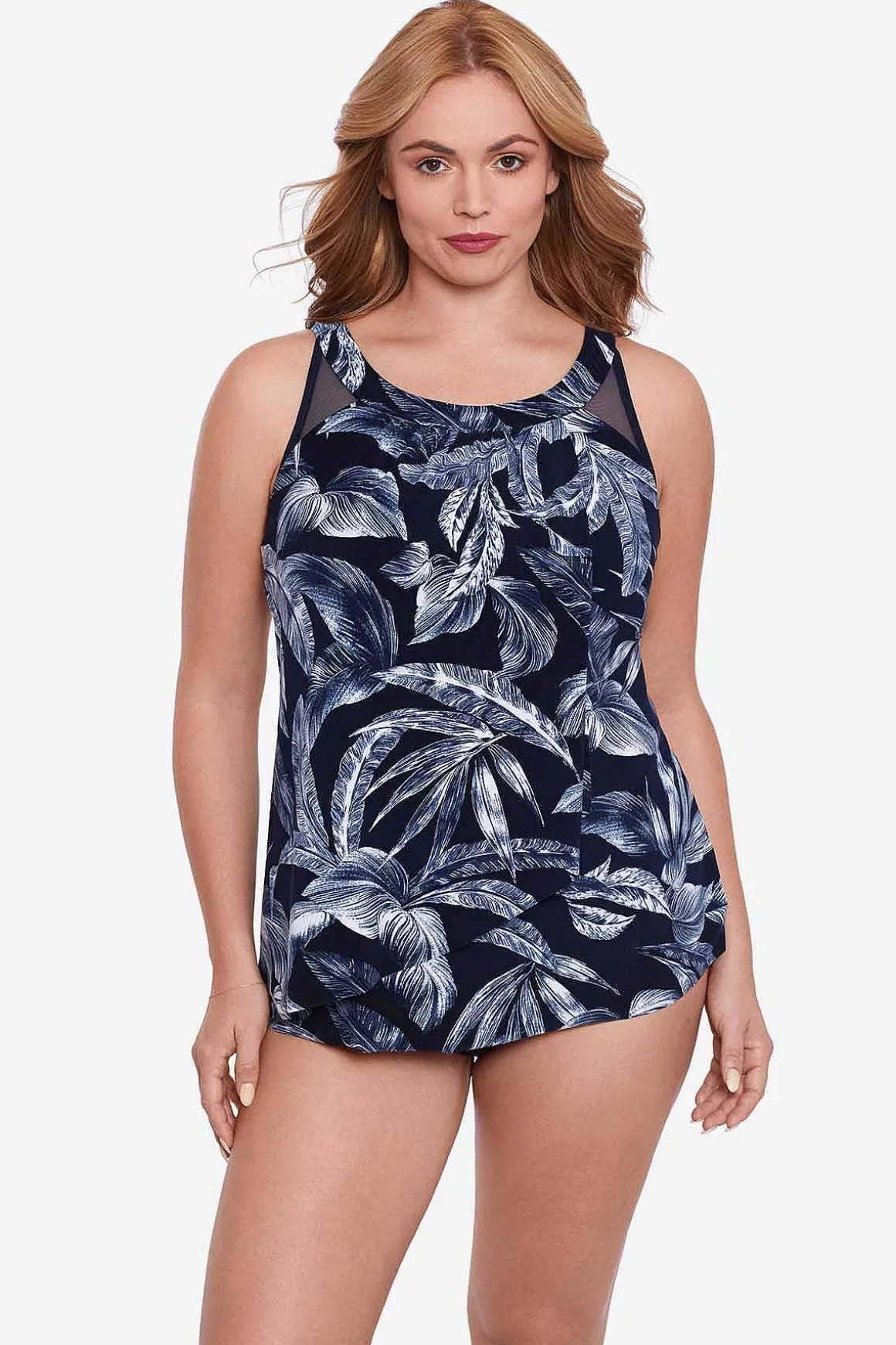 Plus Size Tropica Toile Ursula Tankinitop