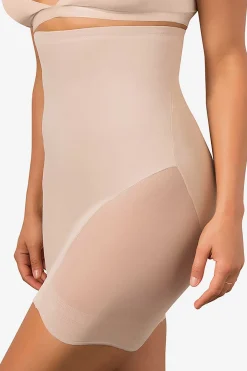 Sexy Pure Extra Stevige Controle Halve Slip Met Hoge Taille