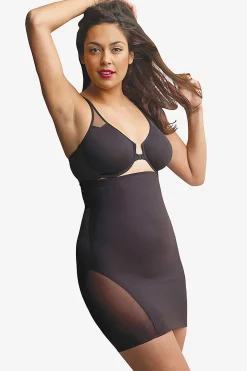 Sexy Pure Extra Stevige Controle Halve Slip Met Hoge Taille