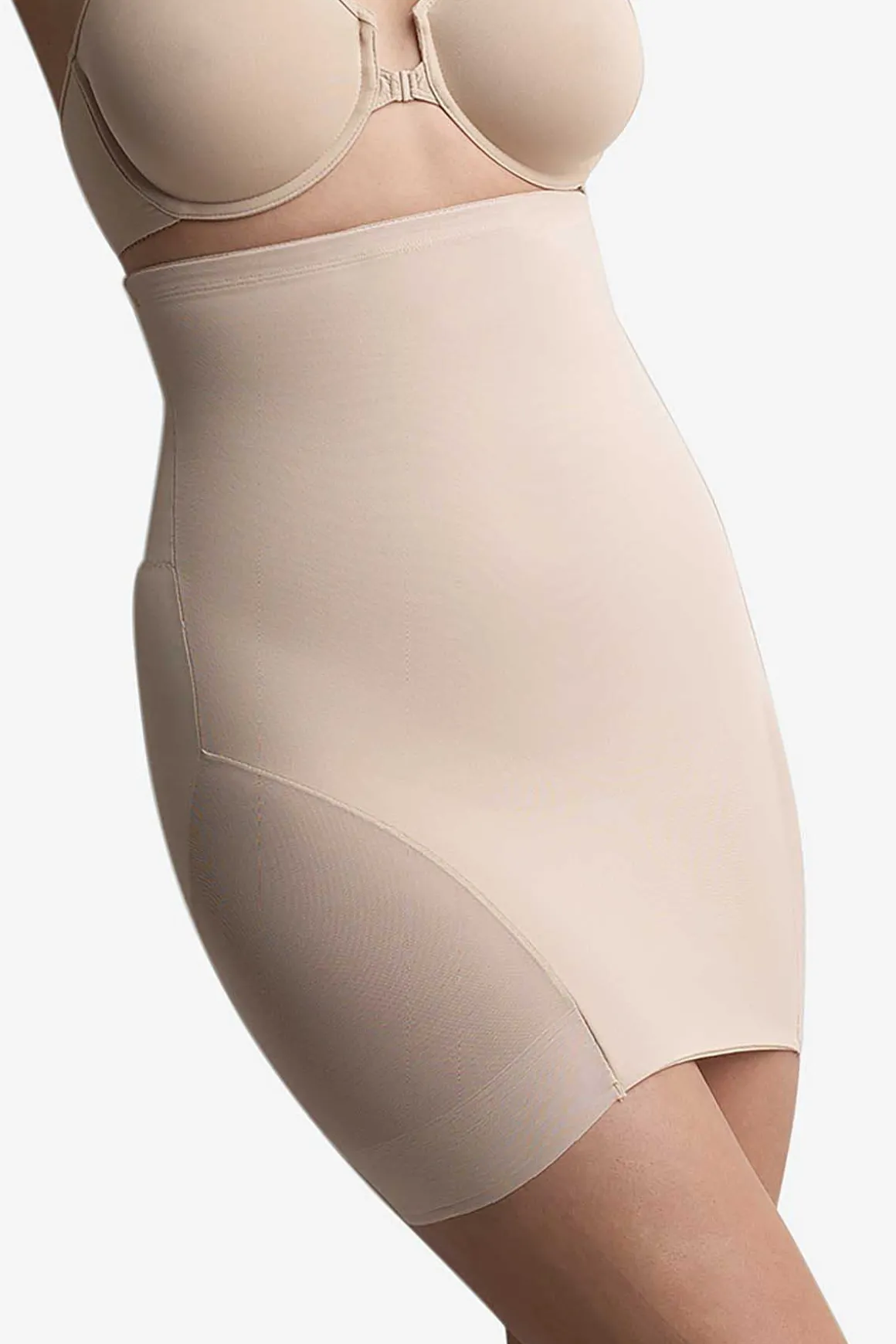 Sexy Pure Extra Stevige Controle Halve Slip Met Hoge Taille