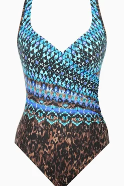 Untamed Het Is Een Wikkelbadpak Uit Een Stuk