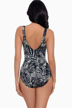 Zahara Het Is Een Wikkelbadpak Uit Een Stuk